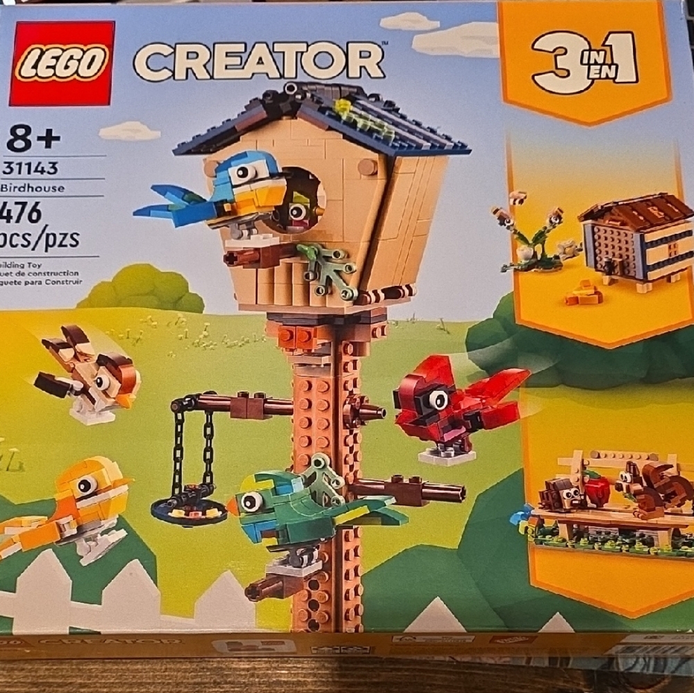 RETIRED NIB LEGO Creator 3-in-1 Colorful Birdhouse Set